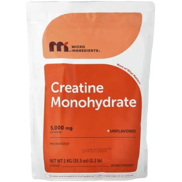 Micro Ingredients, Creatine Monohydrate Powder, Un