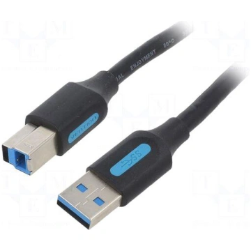 Cable | USB 3.0 | USB A plug,USB B plug | nickel p