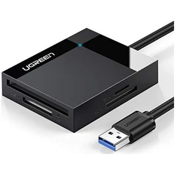 UGREEN CR125 USB 3.0 0,5 m (melns)