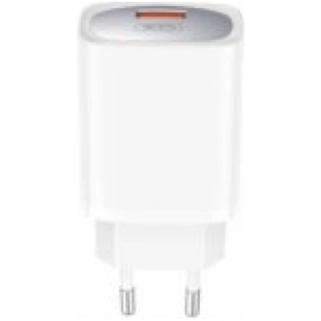 XO CE19 QC 18W Whitte Cable Micro-USB lādētājs GSM