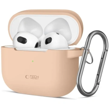 TECH-PROTECT SILICONE HOOK APPLE AIRPODS 3 CAFFE L