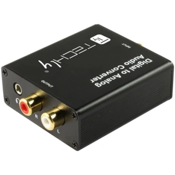 Techly Techly Przetwornik DAC Toslink Coaxial do A