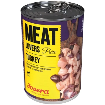 Konservi suņiem – Josera Meat Lovers Pure Turkey, 