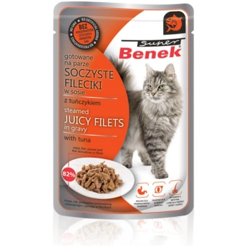 BENEK Super tunča fileja mērcē 85 g