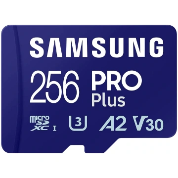 Samsung microSD Card Pro Plus 256 GB, MicroSDXC, z