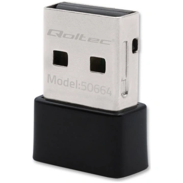 Qoltec Mini wireless USB Wi-Fi adapter, 650 Mbps 5