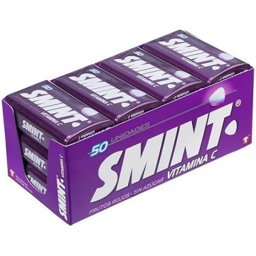 Smint Frutos Red, karameļu tabletes bez azukara - 