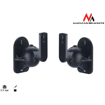 Maclean MC-526 2x Speaker Wall Mount Bracket up to