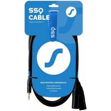 SSQ kabelis Jack stereo 3,5 mm uz 2x XLR (vīriešu)
