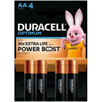 DURACELL Duracell Optimum AA (LR6) sārma baterijas