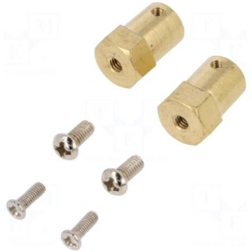 Bracket wheel | Shaft: smooth | Pcs: 2 | Kit: adap