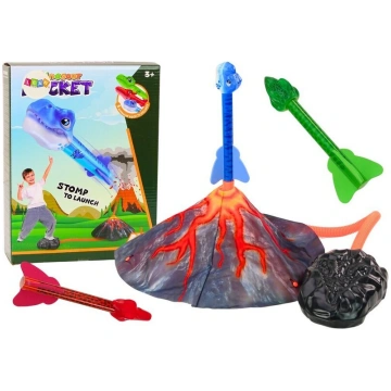 Raķešu palaišanas komplekts ar vulkānu Lean Toys D