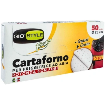 Cepampapīra loksnes 50 gab.Ø23cm Air Fryer aerogri
