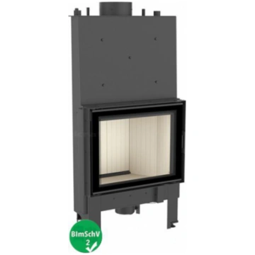 Kamīna kurtuve Kratki Nadia 10kW, ar dzesēšanas si