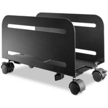 INLINE - Wagen für PC case - Stahl - Schwarz 40437