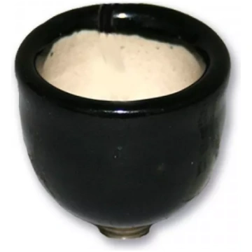 Keramikas galviņa "Melna" 3 cm - Ūdenspīpes - Vīra