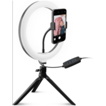 Telefona statīvs SBS Tripod 20cm LED Ring Light TE