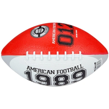 Amerikāņu futbola bumba New Port Mini, sarkans/bal