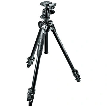Manfrotto 290 Light Aluminium 3-Section Tripod Kit