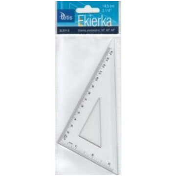 Taisnstūra lineāls 14,5cm Tetis Bl004-b Nav norādī