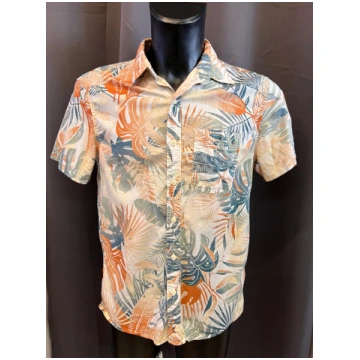 Camicia hawaiana American Eagle lino e cotone (M u
