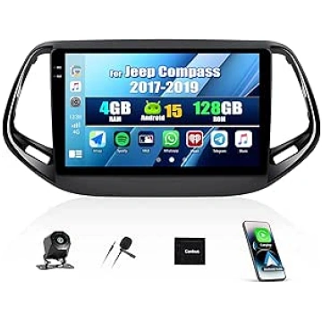 SIXWIN 4+128G Android 15 Autoradio für Jeep Compas