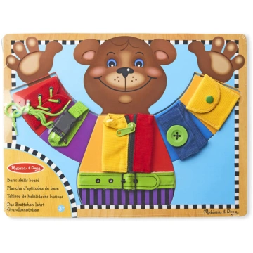 Koka puzle Melissa & Doug “Basic Skills Board” sma
