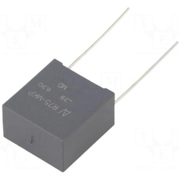 Capacitor: polypropylene | R75 | 0.39uF | 630VDC |