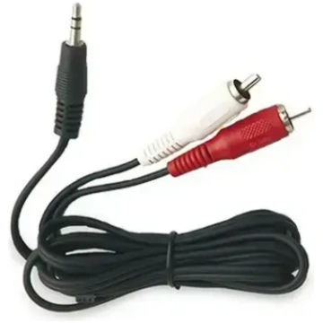 GSC 3.5mm stereo uz 2RCA kabelis