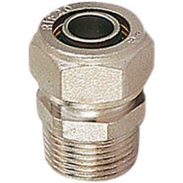 Niķelēts nipelis GTN 3/4M, D20mm, PEX caurulēm