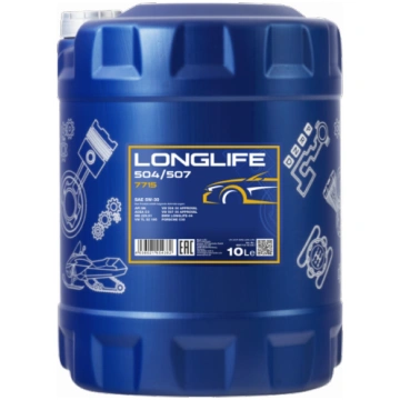 10l. Motoreļļa Mannol 7715 5W30 LongLife 504/507 A
