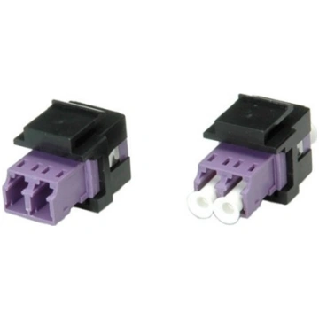 ROLINE Fiber Optic Keystone Jack, LC/LC Duplex, Mu