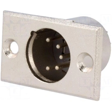 Socket | XLR | male | PIN: 5 | soldering | Case: X