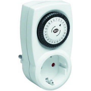 REV timer digital white 0025100109 WS