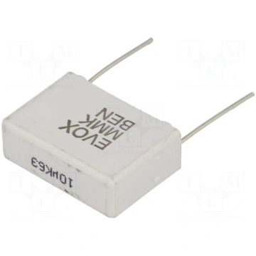 Capacitor: polyester | 10uF | 40VAC | 63VDC | Pitc