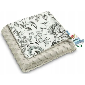 Bērnu sega Sensillo KOC MINKY SZARY FOLK 75 x 100 
