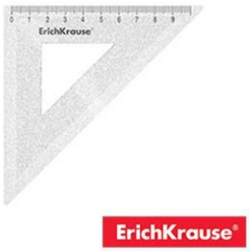 Trīsstūris 45*/9cm Glitter caurspīdīgs, ERK53028 4