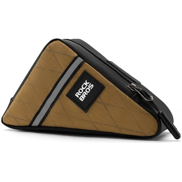 Rockbros Triangle Bike Frame Bag 0.3l - Brown