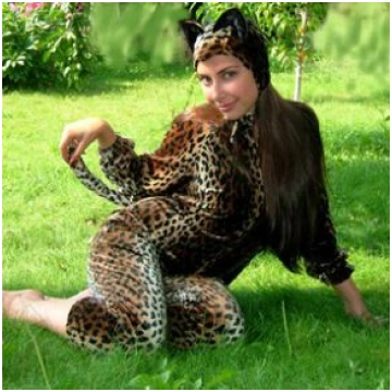 Leoparda maskas bērniem kostīms samta kombinezons 