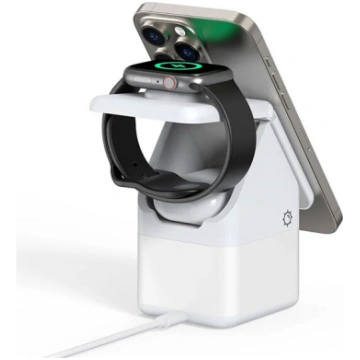 indukcijas iPhone/AirPods/Apple pulksteņa lādētājs