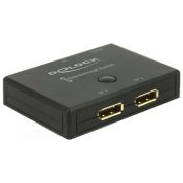 DeLock Displayport 2 - 1 Switch bidirectional 4K 6