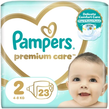PAMPERS Premium Care 2, 4-8kg autiņbiksītes, 23 ga