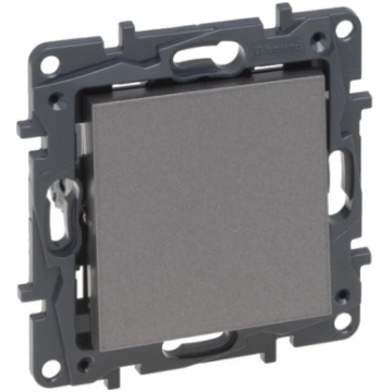 1 grupas slēdzis Legrand Niloe Step 863406 (pelēks