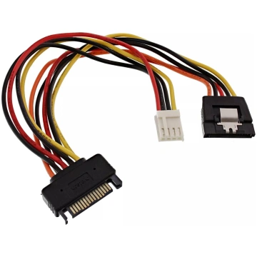SATA Power Adapter Cable female/male + Floppy powe