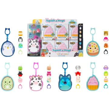 SQUISHMALLOWS SQUISHMALLOWS CLIP-A-LONGS Figūriņas
