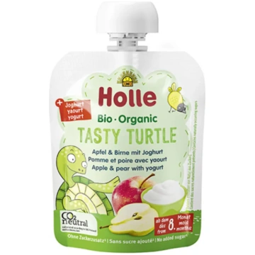 Holle BIO Tasty Turtle ābolu, bumbieru biezenis ar
