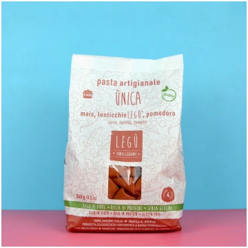 Paccheri di lenticchie rosse Legù - 240 g