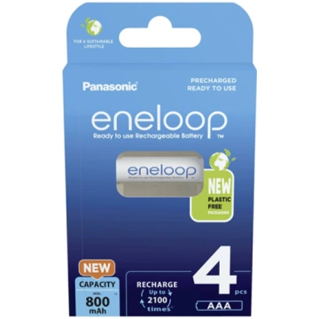PANASONIC Akku eneloop, Micro AAA 1.2V (4 pack) BK