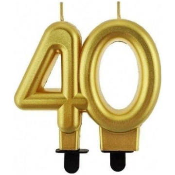 Godan Svece Numurs 40 Beauty&charm Metaliks Zelta 