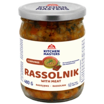 Rasoļņiks ar gaļu KITCHEN MASTERS 480g